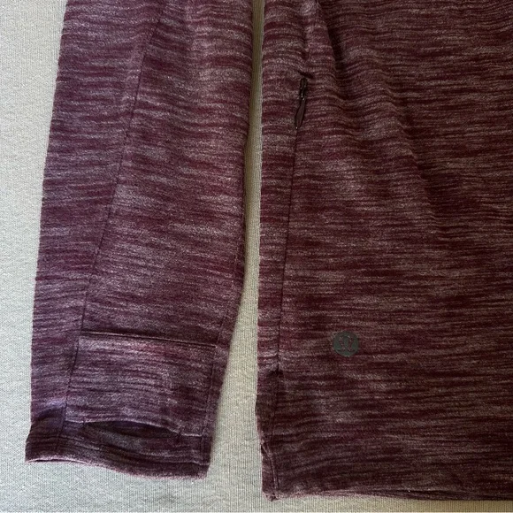 Lululemon Heathered Burgundy Pullover - Picture 8 of 9